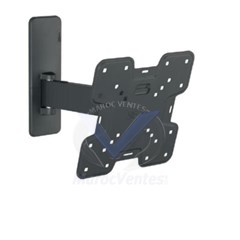 Support TV 19''-43'' Inclinable 15° Orientable 120°  Noir TVM 122H25